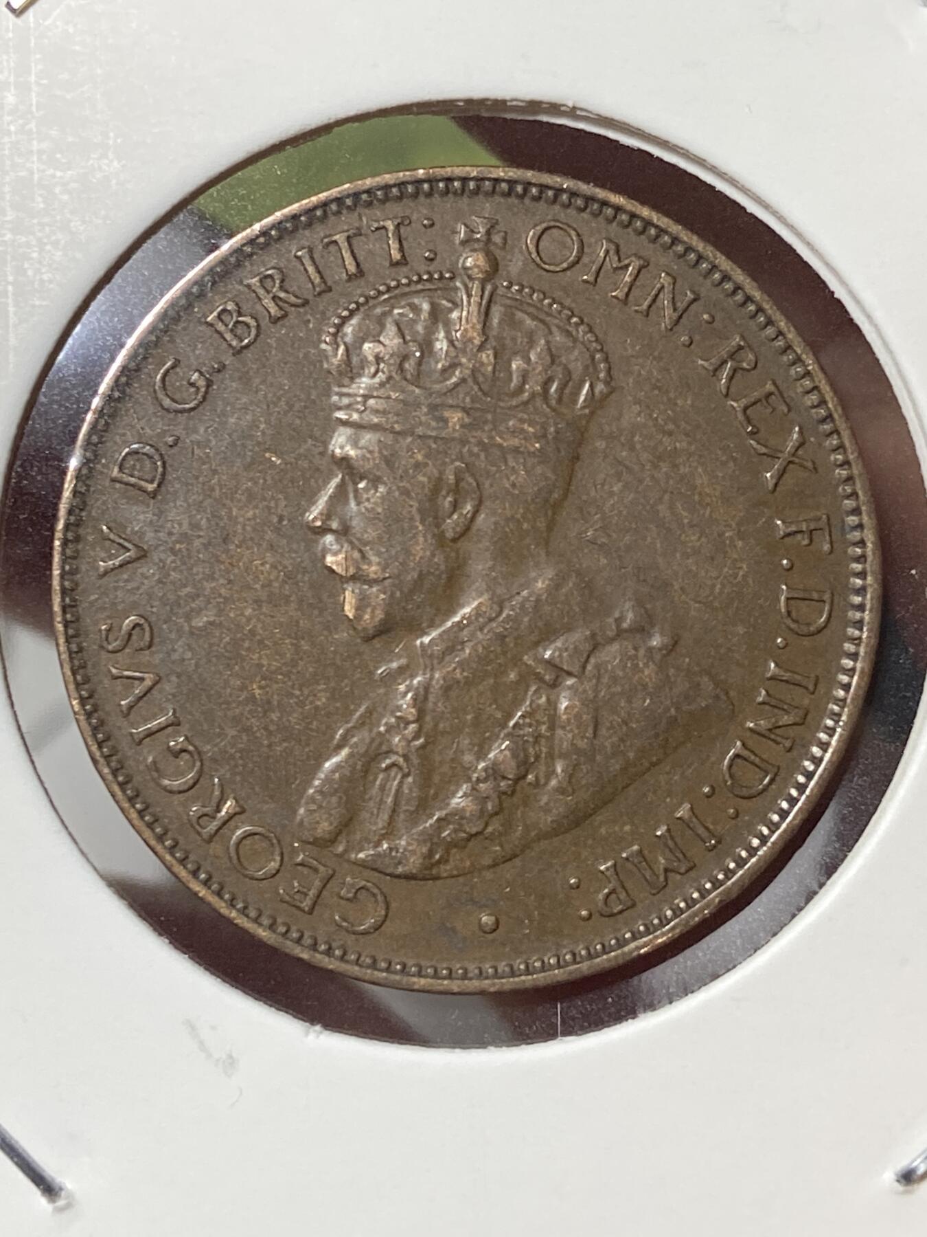 2026年第三十五场(总第二百零四场）外国精品纸夹币场(免佣金) 好品–澳大利亚🇦🇺1936年1/2便士(乔治五世逝世年，关门年，m版墨尔本造)