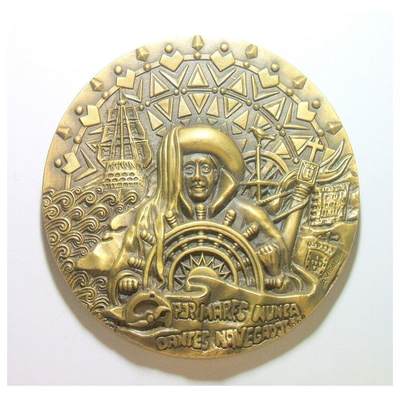 【艺术】葡萄牙艺术大章 大航海之父恩里克王子 高浮雕精制巨型大铜章 90MM 313克 - 【艺术】葡萄牙艺术大章 大航海之父恩里克王子 高浮雕精制巨型大铜章 90MM 313克