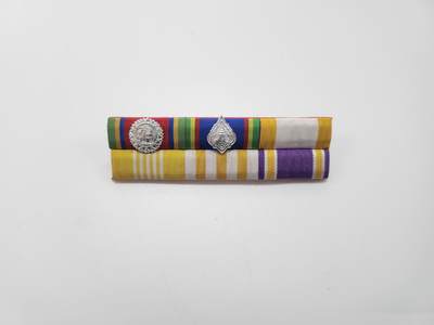 南水社第3次拍卖 春季专场 - 泰国6联略（三级白象勋章、三级王冠勋章、拉玛九世加冕纪念奖章、查克拉玛拉长期服役奖章、边境服役奖章）