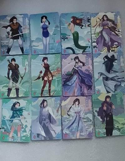 卡游专场  不寄存 - 卡游 仙剑奇侠传 风绘卡 一套12张