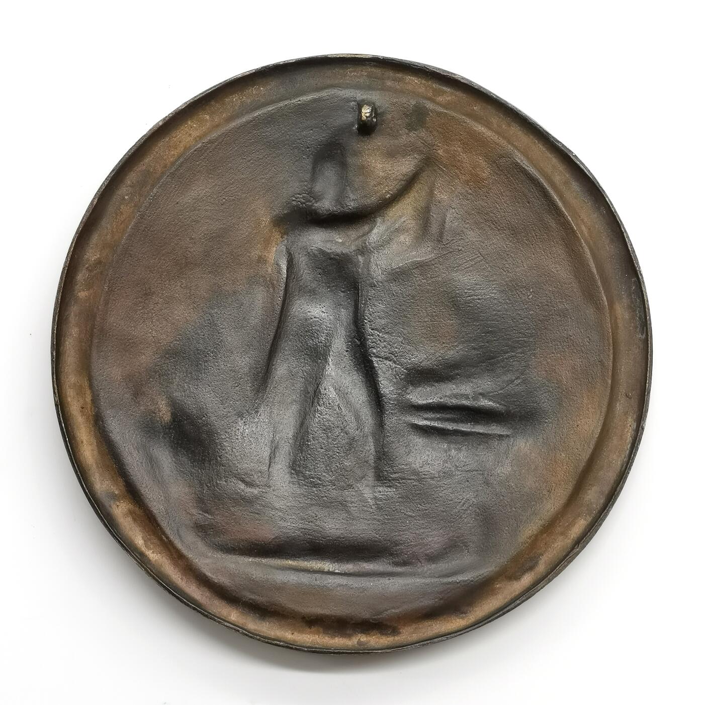 博洋堂世界钱币拍卖第164期（全场包邮） 拿破仑王子洗礼单面大铜盘一枚，直径19.5cm超大尺寸，重一公斤，应为19世纪的产物，品相上乘