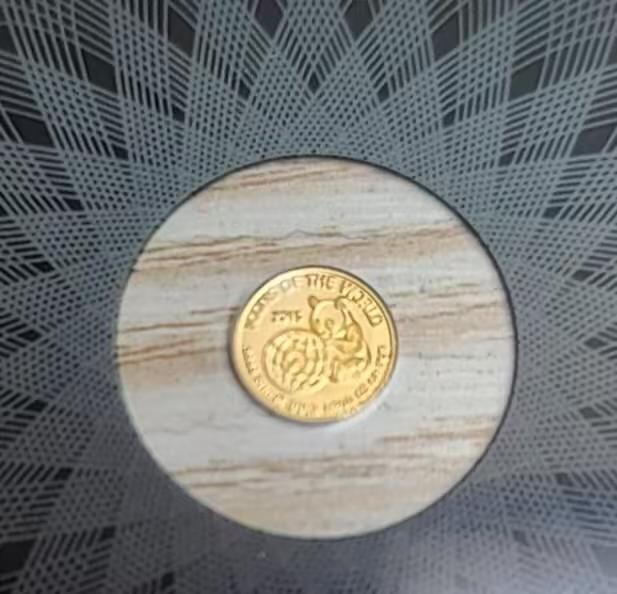 ❤️【币观天下】❤️ 第344期钱币秒杀拍卖场- 2026.3.6周五晚上6点半场 长期征集拍品  卢旺达2015年熊猫金币一枚卡装1/200盎司纯金