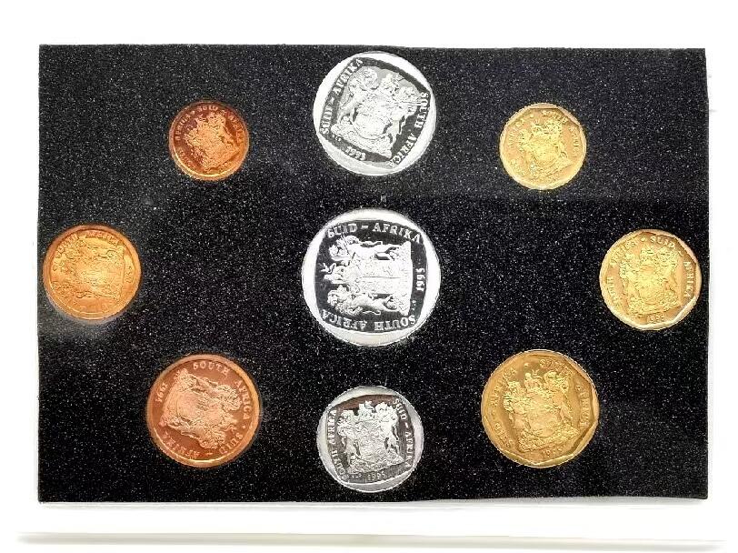 长老汇马年精选第八场拍卖 1995年南非精制套币，含9枚币，少见