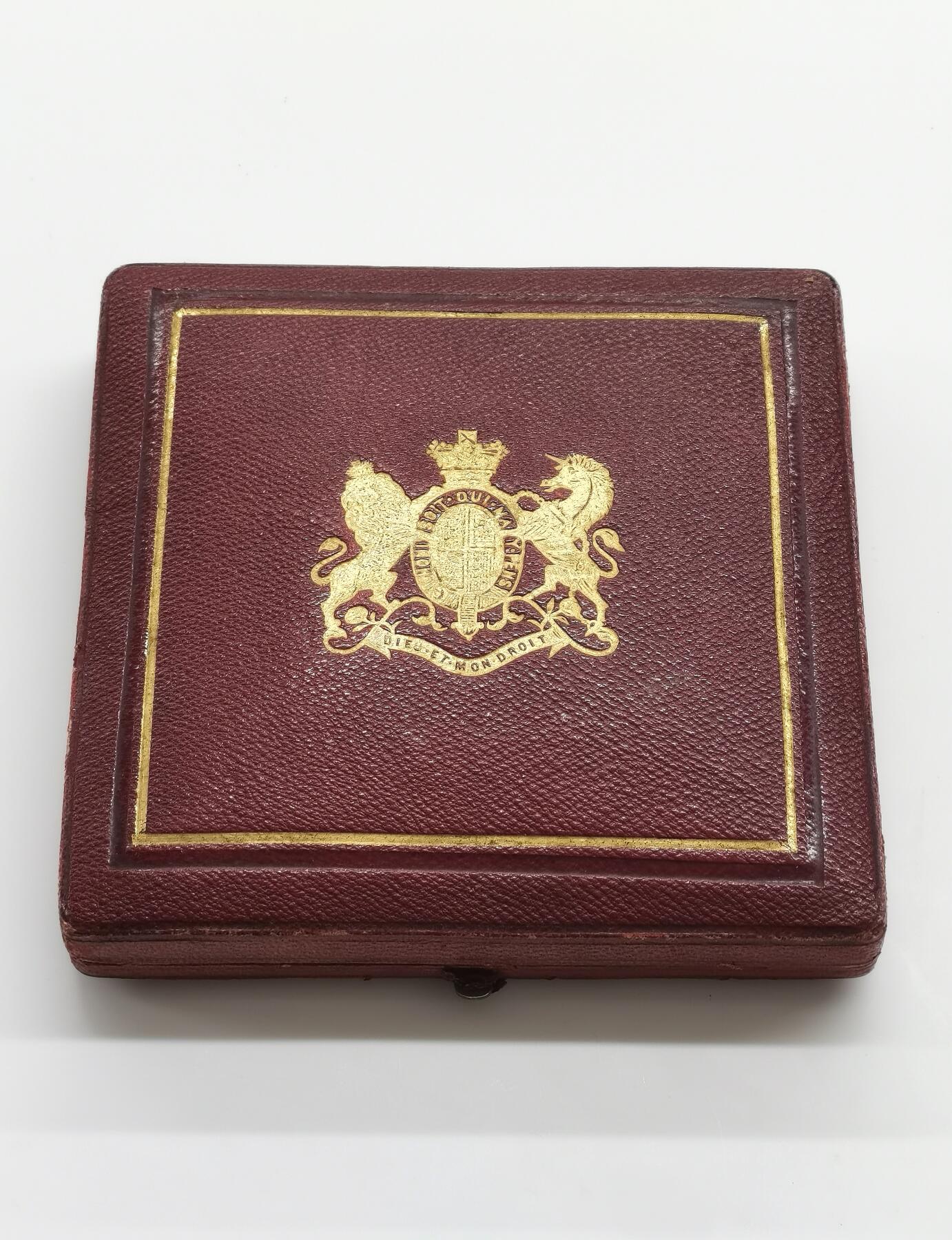 博洋堂世界钱币拍卖第164期（全场包邮） PCGS SP64 英国1887年维多利亚五十周年纪念大铜章，大名誉品带原盒，品相一流镜面效果，价格洼地品种。