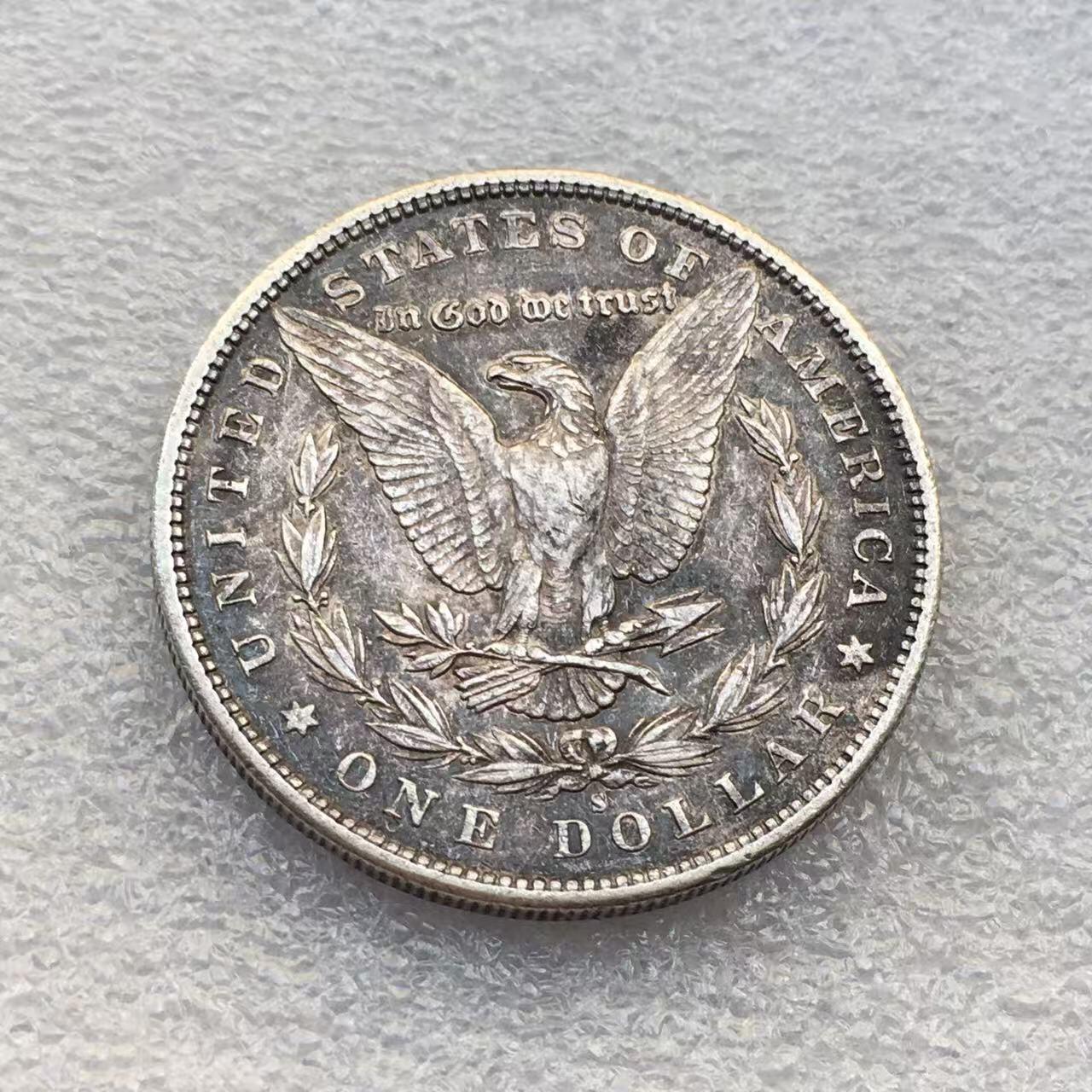 世界钱币专场拍卖 每周二开拍 1890年美国摩根女神一美元银币