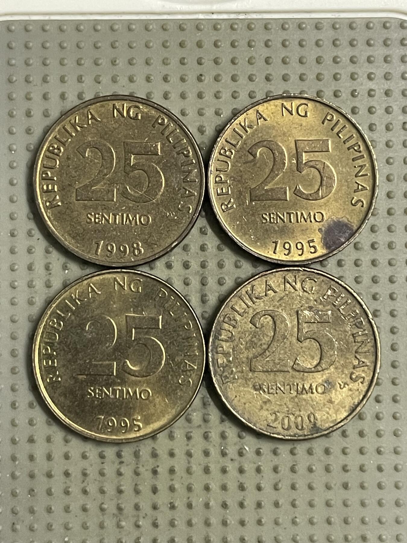 2026年第34场各国散币拍卖（总第184场） 菲律宾25分4枚