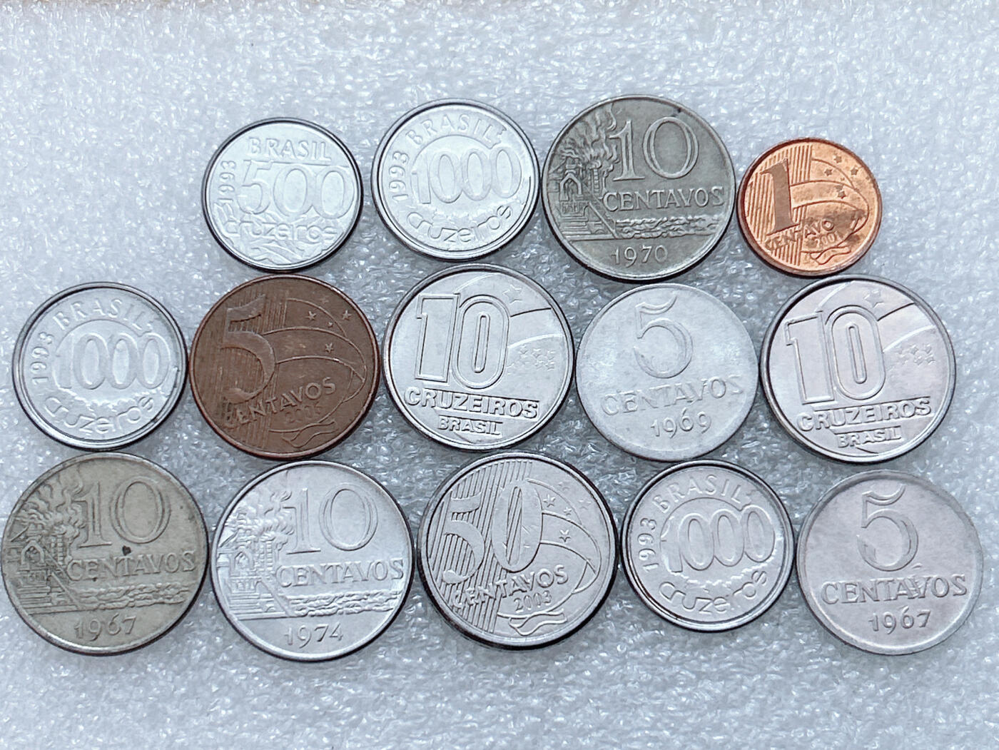 第一海外回流一元起拍收藏 散集专场  第303期 巴西硬币 14枚