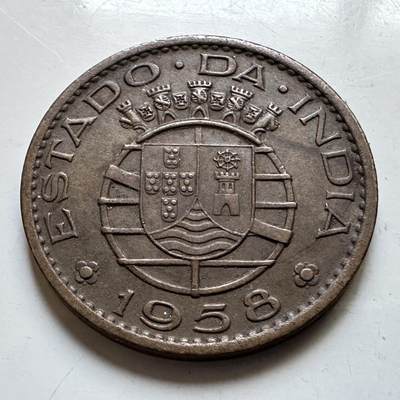 🌹外币初藏🌹🐯2026年第28场   每周二四六晚8️⃣点 接代拍 - 葡属印度 1958年 30分铜币