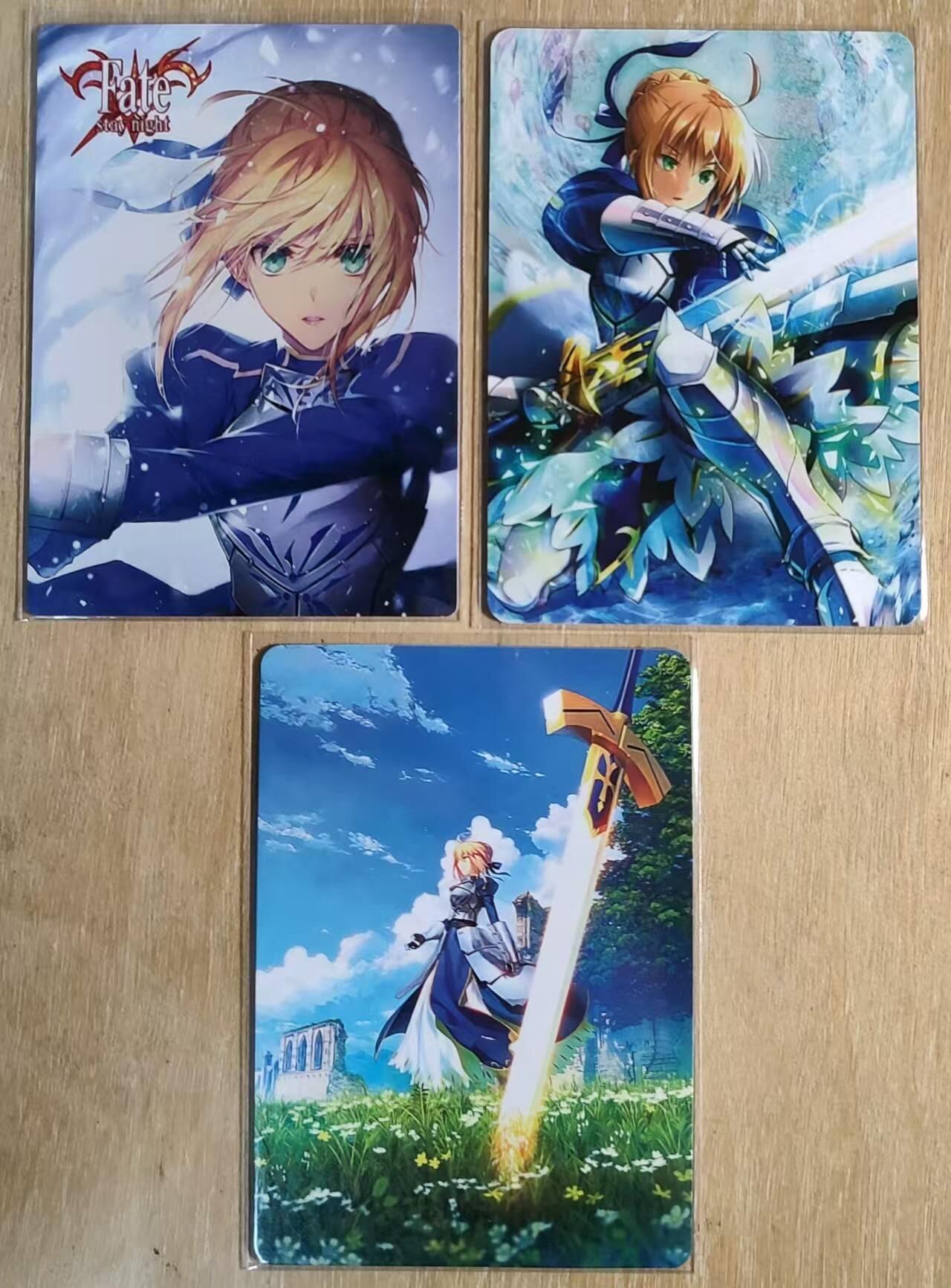 满赠PR！！龙虎卡牌-七八场（满200元包邮，无佣金，每周六结拍，欢迎送拍） 粗闪+折光彩闪 白花恋诗 阿尔托莉雅三种形态