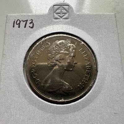 🌹外币初藏🌹🐯2026年第28场   每周二四六晚8️⃣点 接代拍 - 英国1973年10便士 精制币