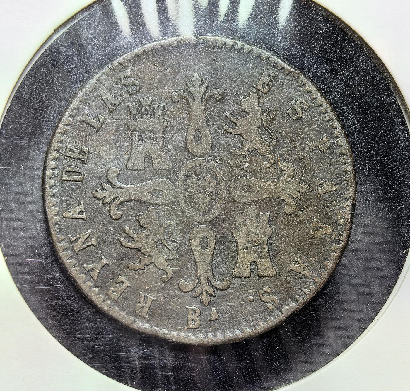 外国优质老铜币银币苏联纪念章，每周六晚九点倒数截拍，满百包邮可寄存，持续收拍 西班牙女王伊莎贝尔二世1855年8 马拉维迪铜币直径30mm，正面为女王侧像及宪政铭文，背面是卡斯蒂利亚与莱昂纹章。它是 19 世纪中期西班牙流通货币，见证了伊莎贝尔二世统治与西班牙货币改革，由巴塞罗那造币厂铸造。