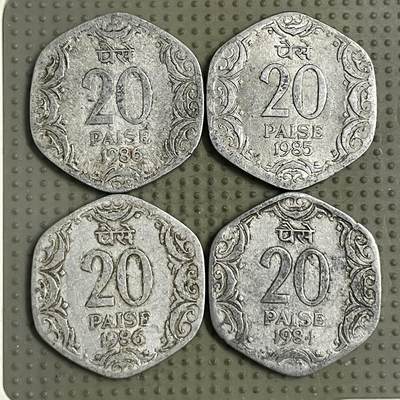 2026年第34场各国散币拍卖（总第184场） - 印度20派沙4枚