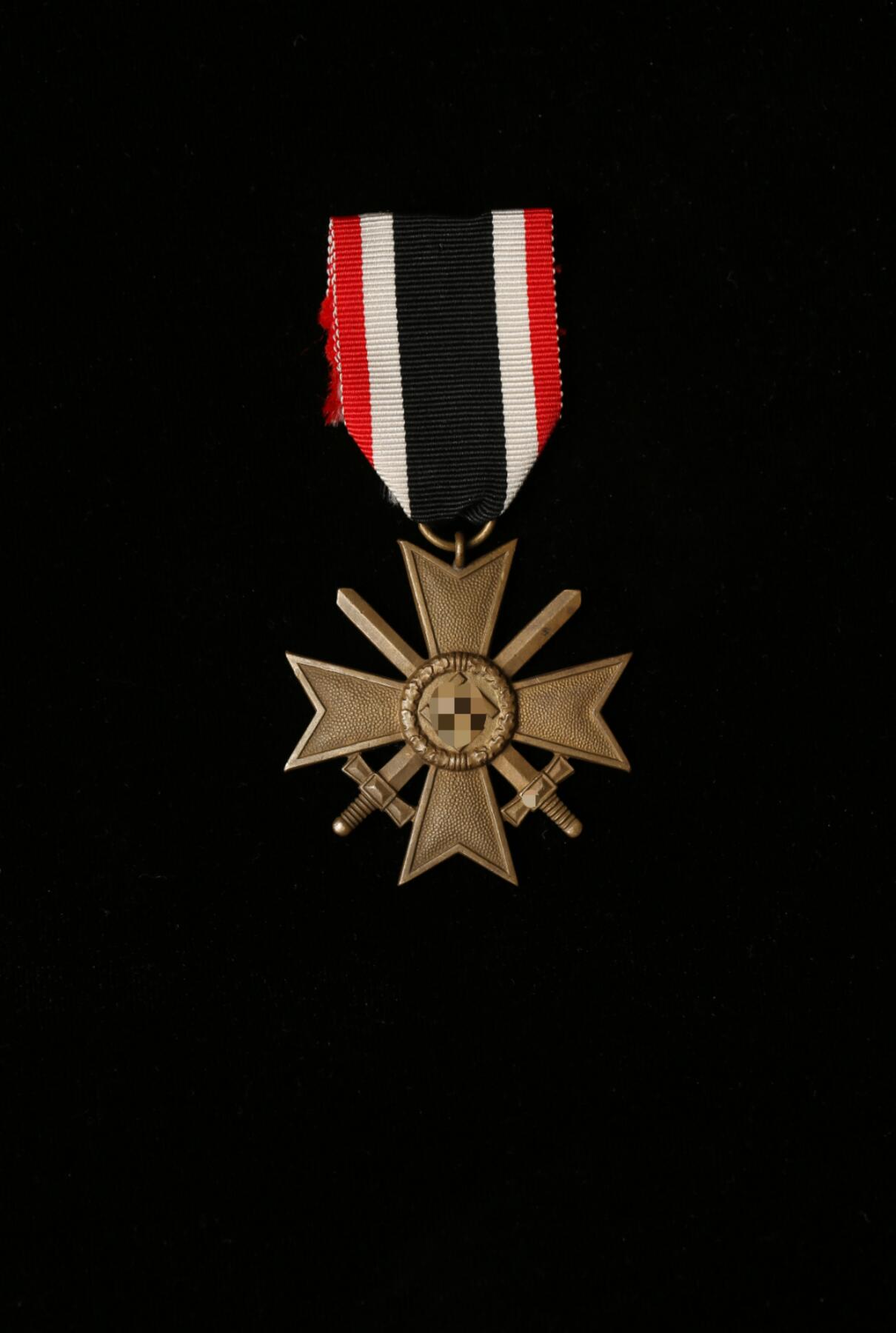 戎马世界章牌大赏第112期 德专场 铜制 带剑二级战功十字  环打5标