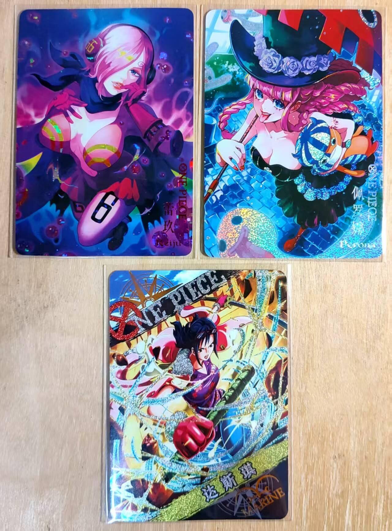 满赠PR！！龙虎卡牌-七八场（满200元包邮，无佣金，每周六结拍，欢迎送拍） 彩闪3张 海贼王卡牌 女主