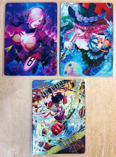 满赠PR！！龙虎卡牌-七八场（满200元包邮，无佣金，每周六结拍，欢迎送拍） - 彩闪3张 海贼王卡牌 女主
