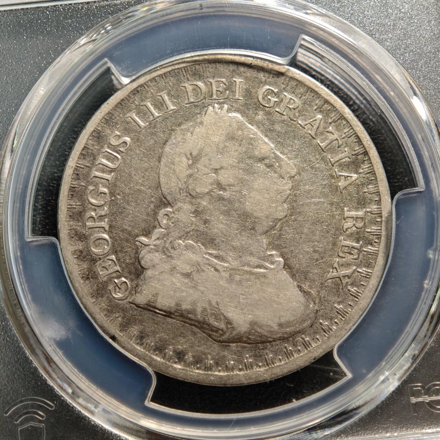 【德藏】世界币章拍卖第167期（拍品征集中~欢迎藏友联系） 1811年 英国乔治三世3先令苏格兰银行代用币 PCGS F