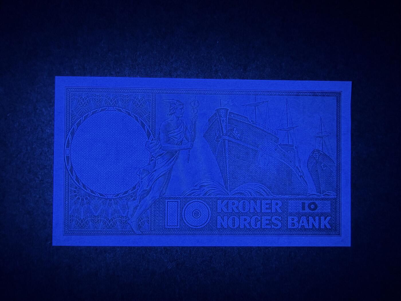 《艾美收藏》第236期-3.15周日外币畅拍 挪威10克朗 UNC 1972年 挪威第一任首相米切尔森 无47