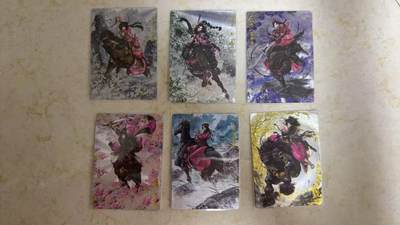 阳大大卡牌拍卖第104期（持续收拍品，周五晚上九点截拍，进群福利早知道） - 【谷粒三娘】卡德曼 谷粒忠义水浒 三娘粗闪6张