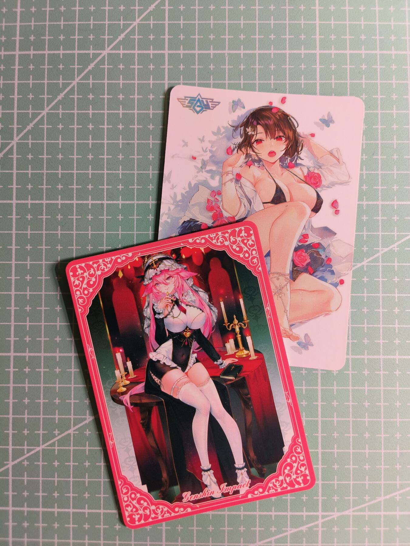 C先生卡牌 第24期  零抽层收拍品，送拍加微私聊 【彩闪】游戏《原神》3张