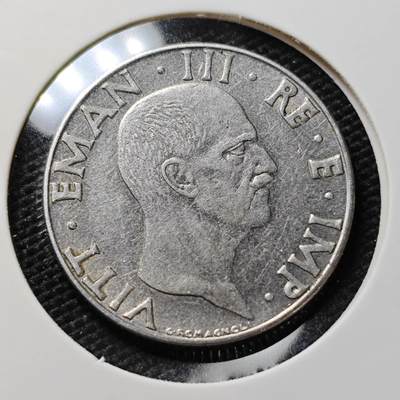 KK钱币收藏小铺   第405期 2月预留时间 周末发货 - 1939意大利50分 