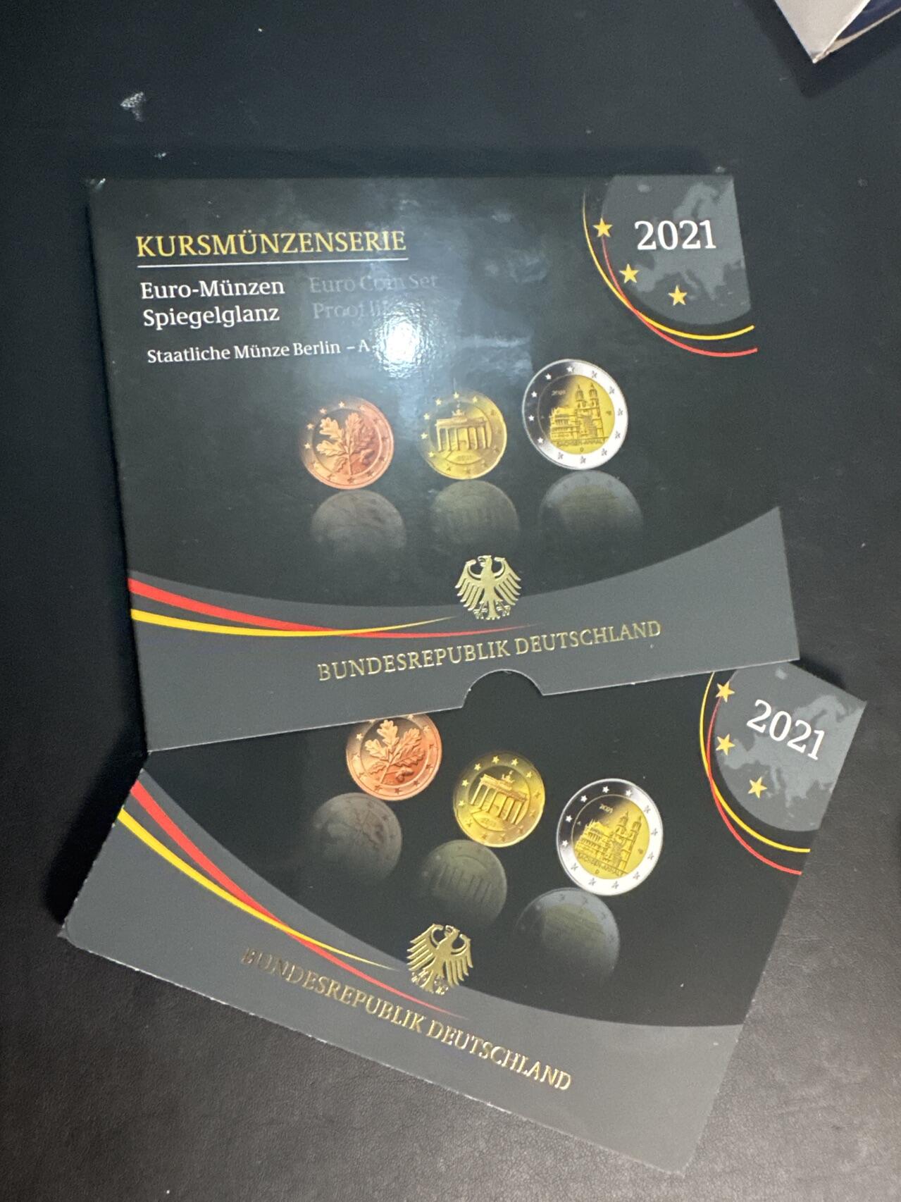 ❤️【币观天下】❤️ 第344期钱币秒杀拍卖场- 2026.3.6周五晚上6点半场 长期征集拍品  德国2021年 精制套币带一枚2欧元萨克森安哈特州纪念币 A厂 稀少年份