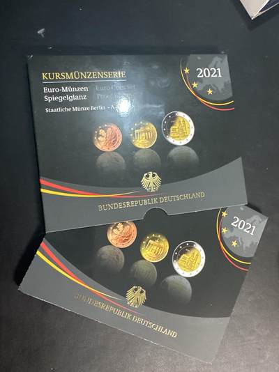 ❤️【币观天下】❤️ 第344期钱币秒杀拍卖场- 2026.3.13周五晚上6点半场 长期征集拍品  - 德国2021年 精制套币带一枚2欧元萨克森安哈特州纪念币 A厂 稀少年份