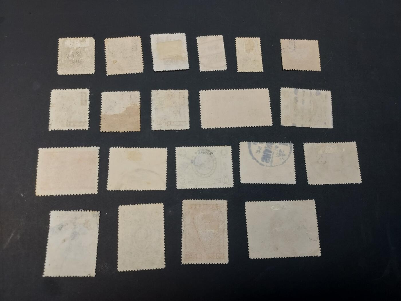 博彦收藏  TM 3月18日 8点邮票专场 全场包邮 民国旧票20枚，个别瑕疵， 大部分上品