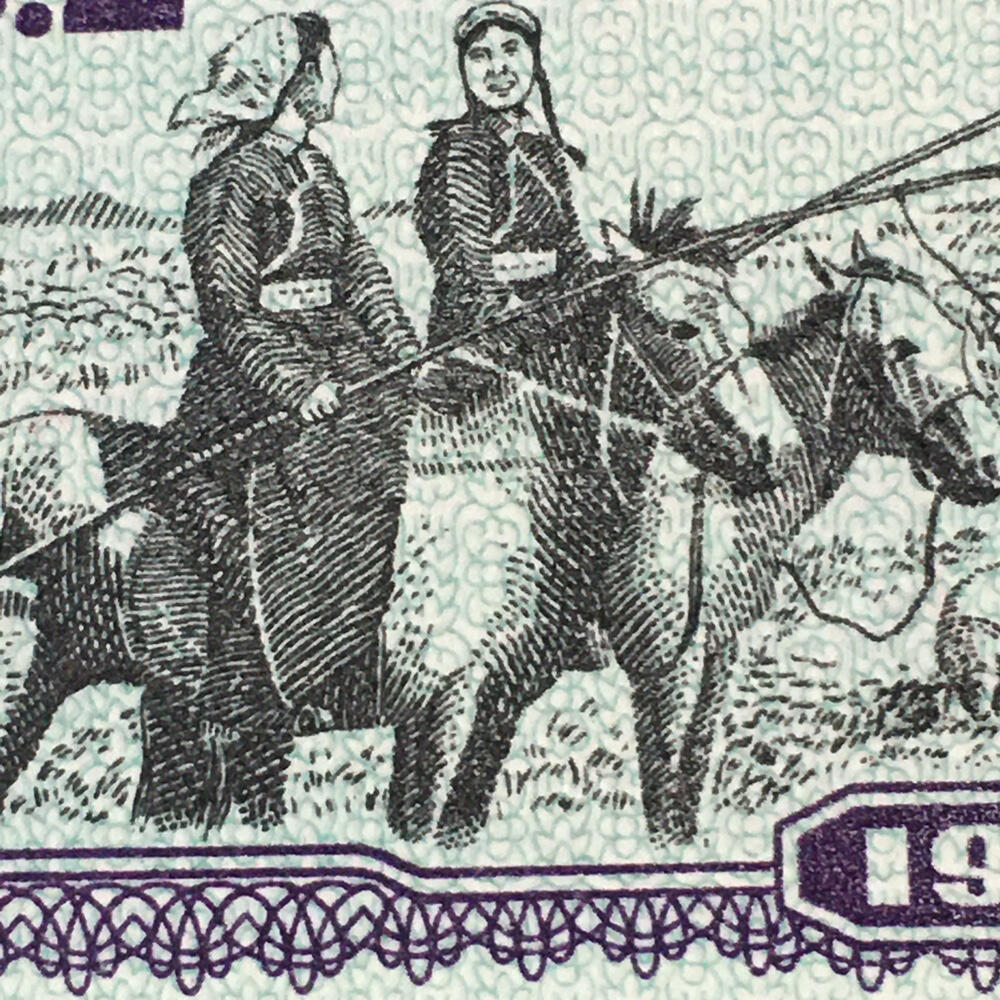         1974年甘肃省粮票贰市两人物粮票全新品相未流通原版真品如图供应票证旧藏文玩艺术收藏