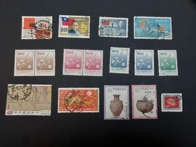 博彦收藏  TM 3月18日 8点邮票专场 全场包邮 - 中国旧票16枚，个别瑕疵，大部分上品