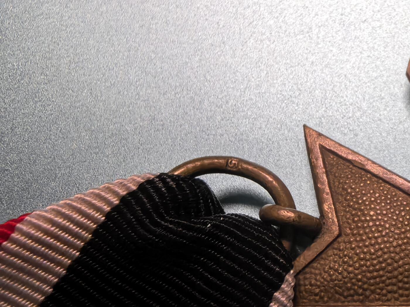 戎马世界章牌大赏第112期 德专场 铜制 带剑二级战功十字  环打5标