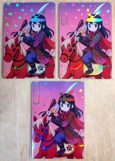 满赠PR！！龙虎卡牌-七八场（满200元包邮，无佣金，每周六结拍，欢迎送拍） - 彩闪3张 玩卡秀 福袋专属赠卡 Q版扈三娘三宫