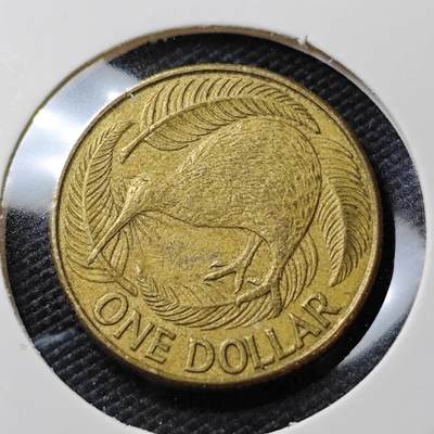 KK钱币收藏小铺   第405期 2月预留时间 周末发货 - 1990新西兰1元 