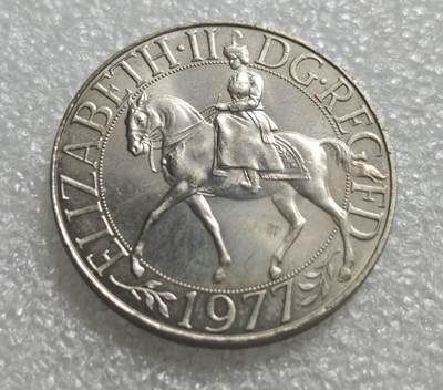 瓶子🏺第232期拍卖会 -  英国1977年伊丽莎白二世登基纪念克朗币