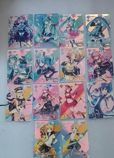 卡游专场  不寄存 - 卡游 初音未来 STR 一套 14张