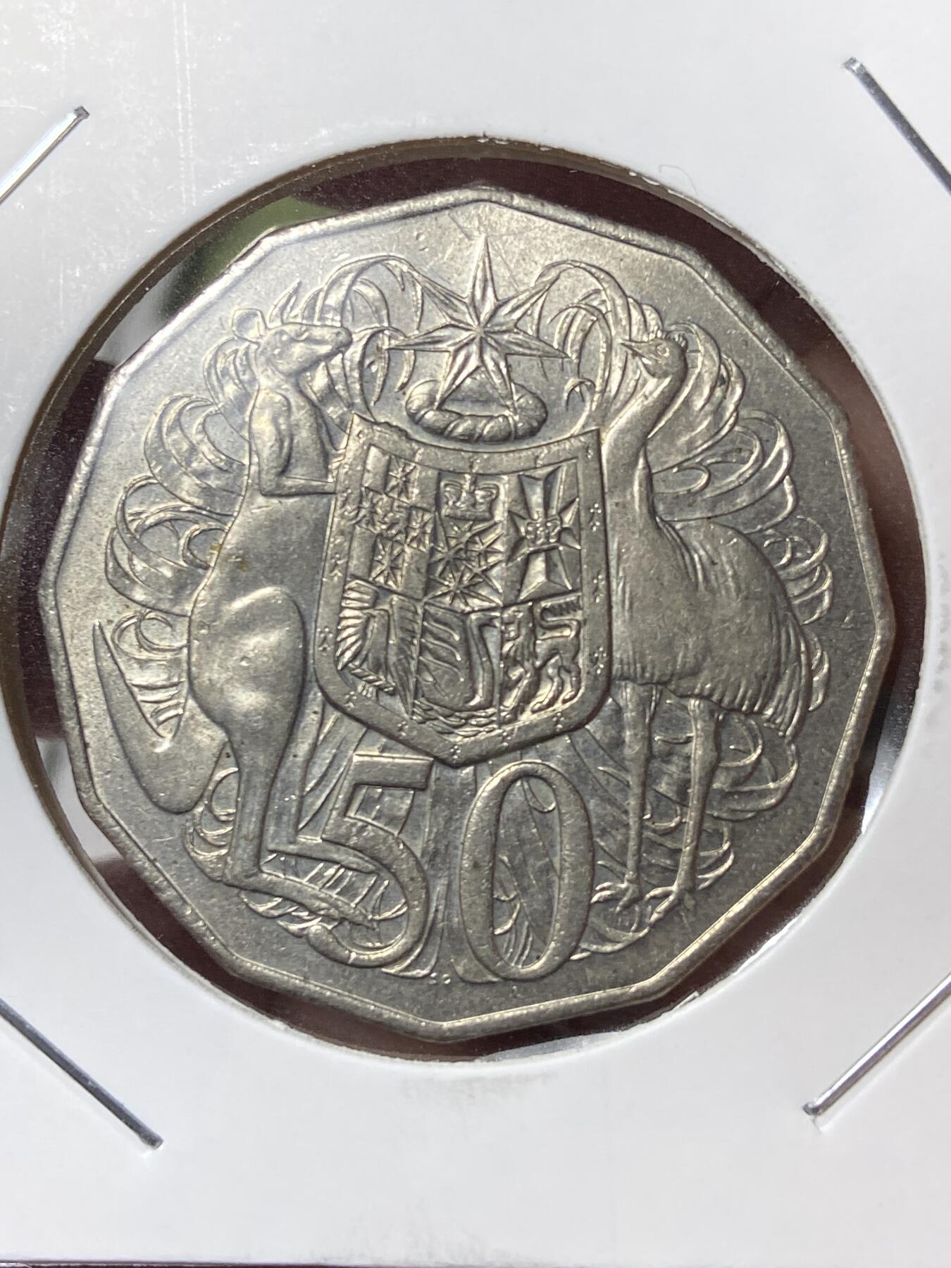 2026年第三十五场(总第二百零四场）外国精品纸夹币场(免佣金) 稀少版本–澳大利亚🇦🇺1980年50分(鸸鹋鸟头后带两杠版本，仅发行2年)