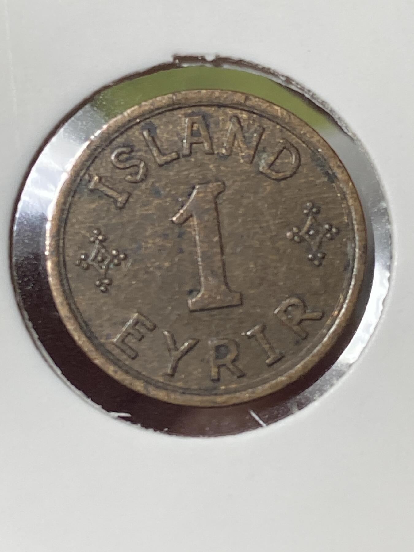 2026年第三十五场(总第二百零四场）外国精品纸夹币场(免佣金) 丹属冰岛王国🇮🇸1940年1厄尔(克里斯蒂安十世时期，无标版，首发年仅发行2年)