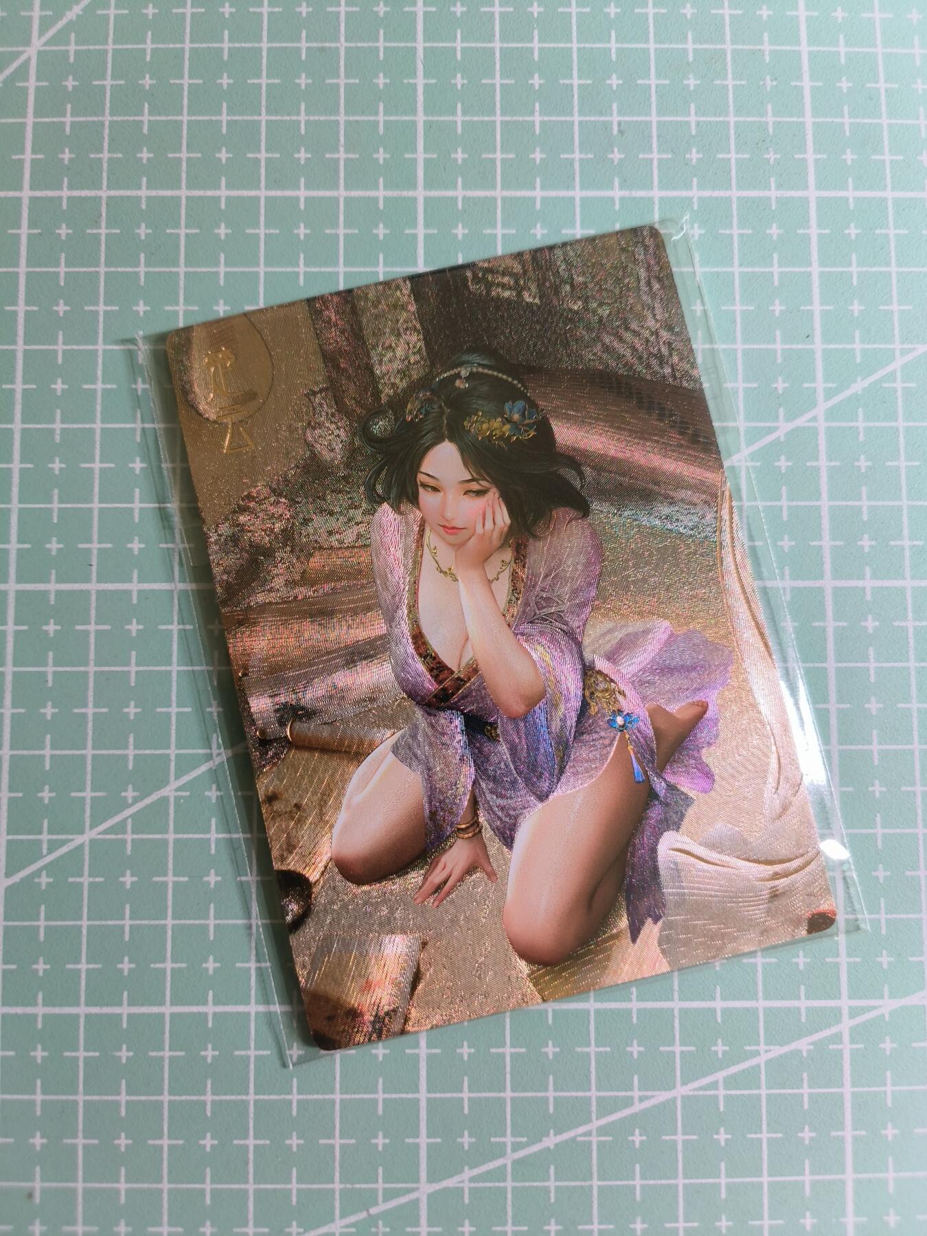 C先生卡牌 第24期  零抽层收拍品，送拍加微私聊 【粗闪】卡颜月色《金瓶梅》楚云 三渐变(第三张艺术)