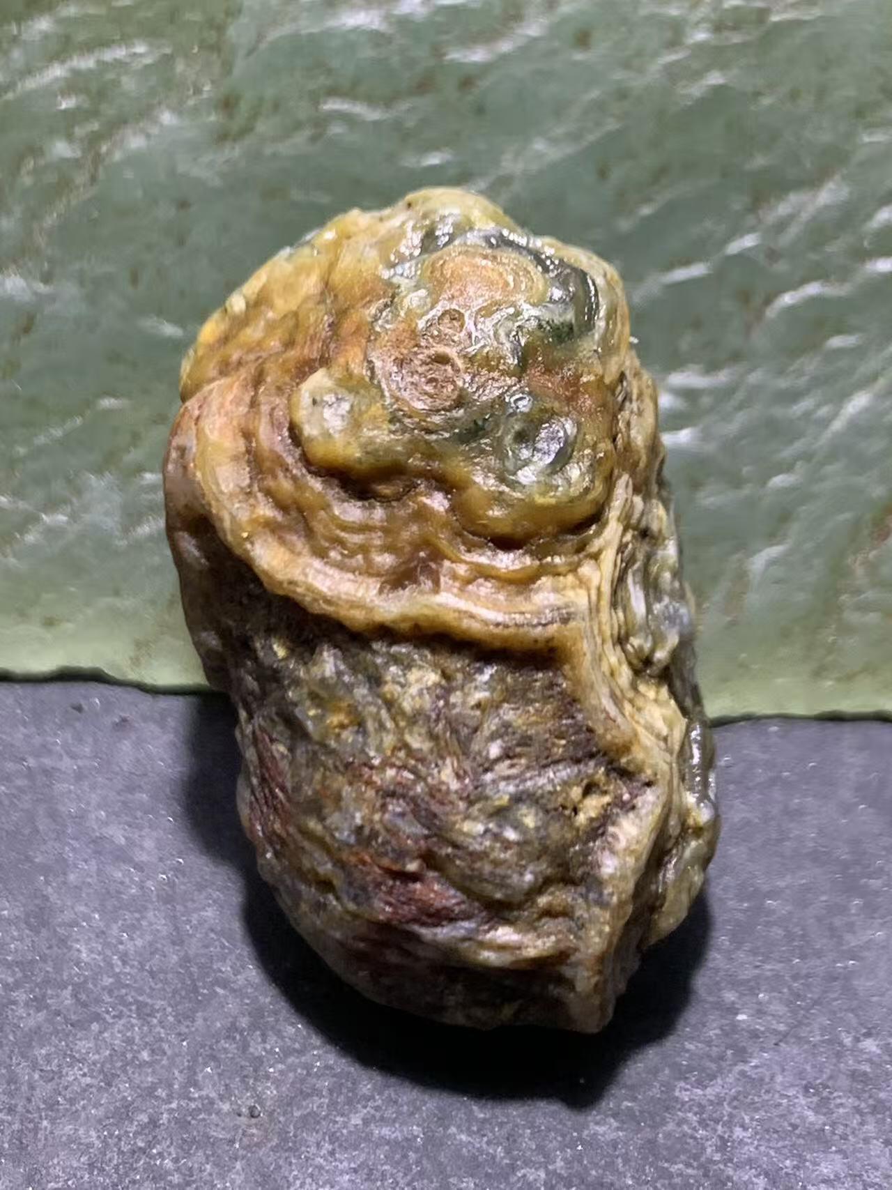 精美罕见8字天眼，眼石原石珠子一颗