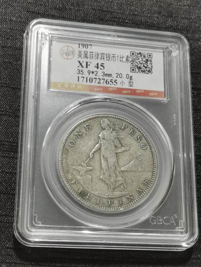 天下钱庄专场欢迎参拍 - 美属菲律宾一比索银币