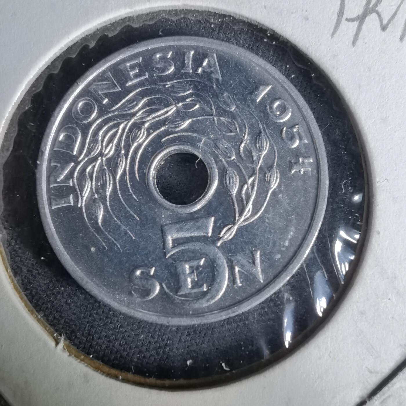 沼泽如烟--第1019场 印度尼西亚1954年五分