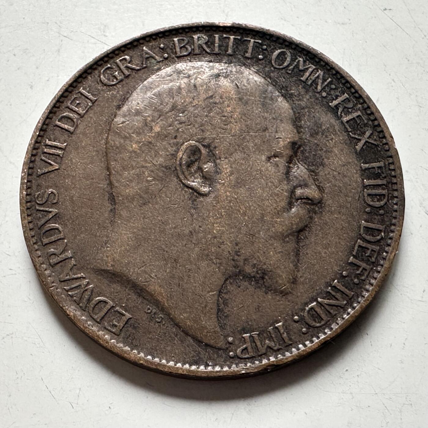 🌹外币初藏🌹🐯2026年第28场   每周二四六晚8️⃣点 接代拍 英国1903年爱德华七世半便士