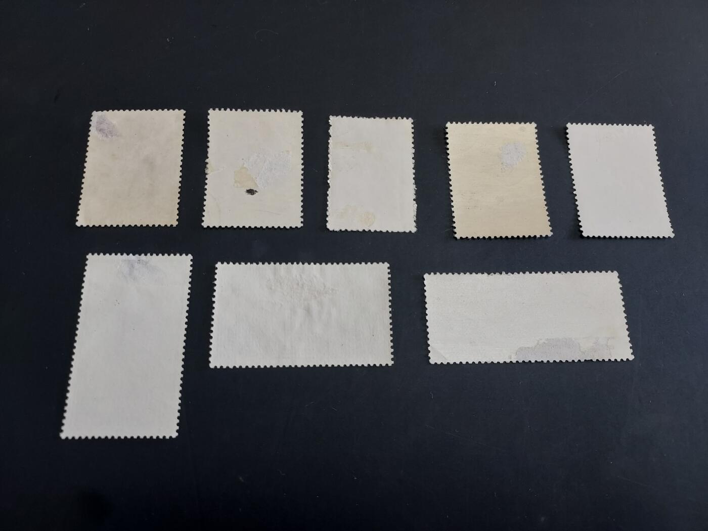 博彦收藏  TM 3月18日 8点邮票专场 全场包邮 老纪特旧票8枚 ，都有薄瑕疵