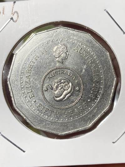 2026年第三十五场(总第二百零四场）外国精品纸夹币场(免佣金) - 澳大利亚🇦🇺2016年50分(改为十进制货币50周年纪念币)