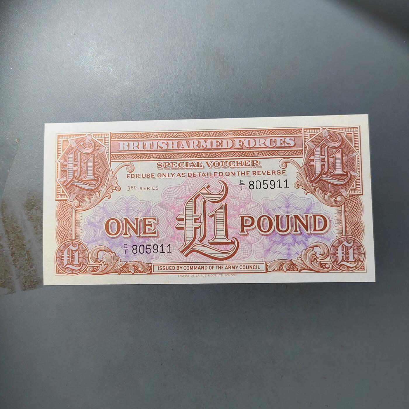 PCAI钱币  12-775  邮票钱币证章小专场 英国一镑