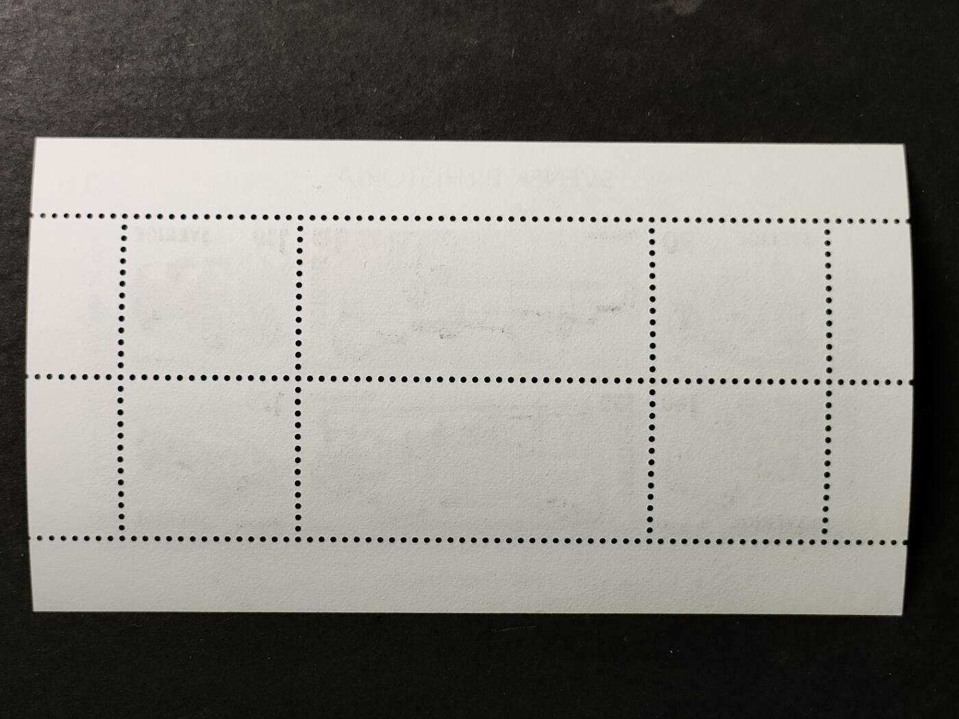 ↓君缘收藏761期☞钱币邮品↓无佣金、可寄存、满30元包邮  瑞典邮票，1980年瑞典汽车制造史邮票小全张6全