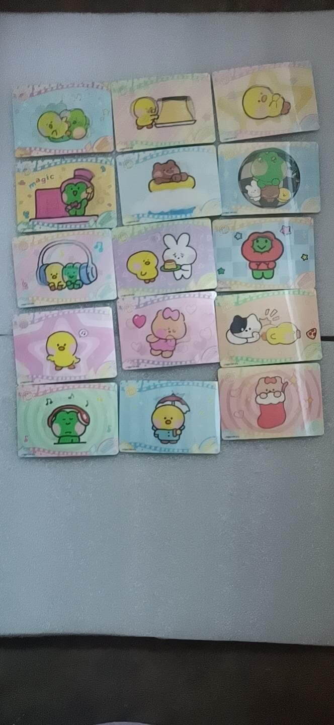 卡游专场  不寄存 卡游 迷你你 HR光栅卡一套 15张