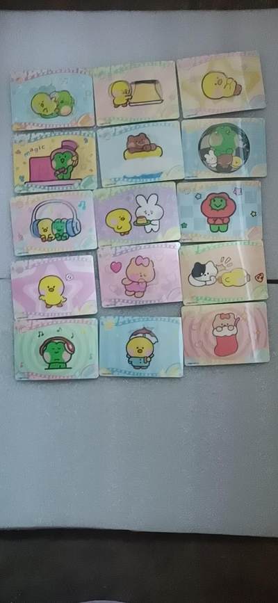 卡游专场  不寄存 - 卡游 迷你你 HR光栅卡一套 15张