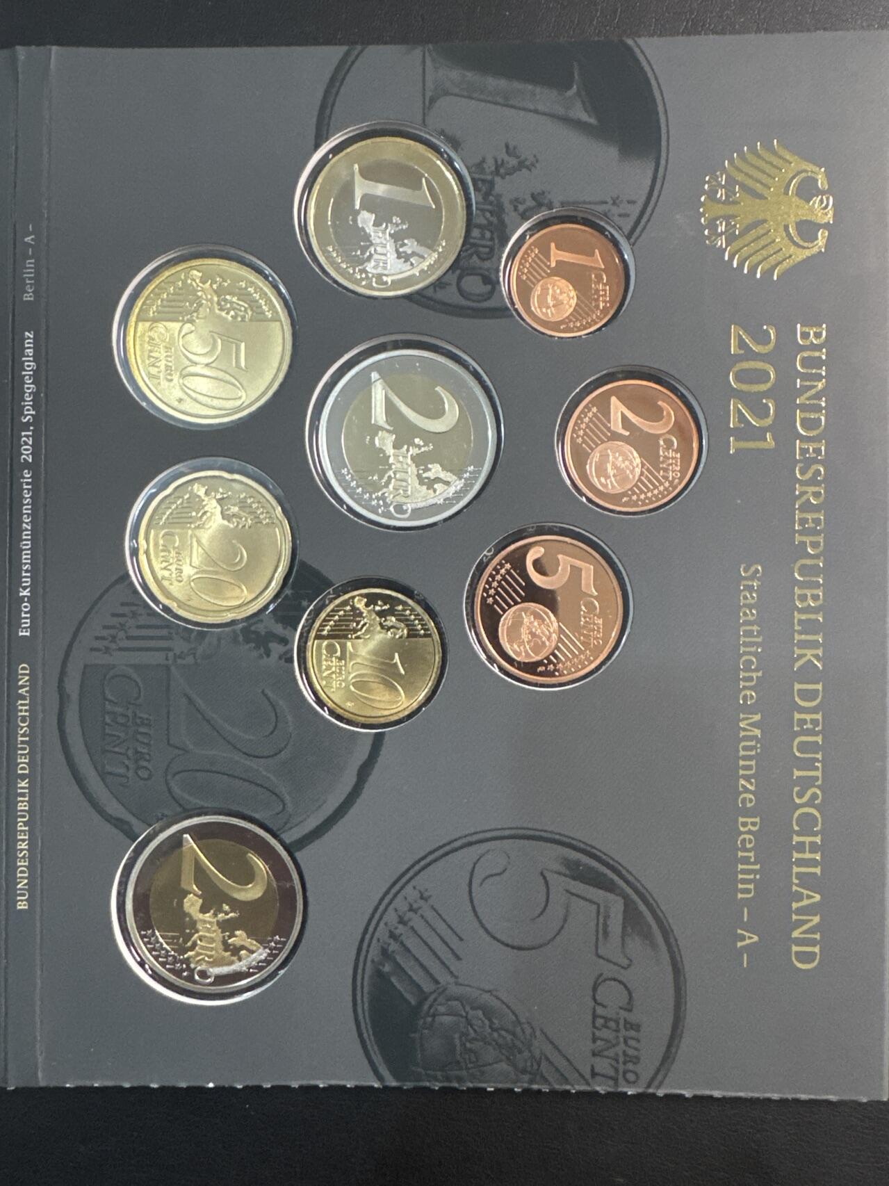 ❤️【币观天下】❤️ 第344期钱币秒杀拍卖场- 2026.3.6周五晚上6点半场 长期征集拍品  德国2021年 精制套币带一枚2欧元萨克森安哈特州纪念币 A厂 稀少年份