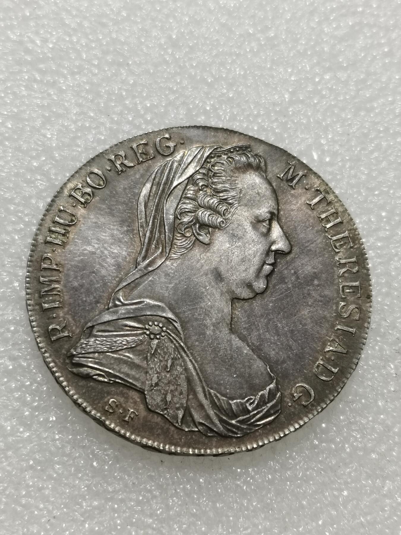 天下钱庄专场欢迎参拍 奥匈帝国大奶妈银币，官方后铸