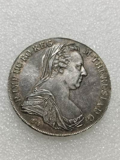 天下钱庄专场欢迎参拍 - 奥匈帝国大奶妈银币，官方后铸